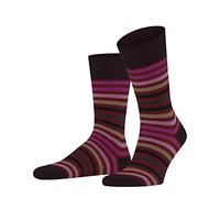 FALKE Tinted Stripe M So lana cotone fantasia 1 paio, Calzini Uomo, Rosso Ingle 8077, 43-46