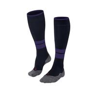 FALKE TK Compression W KH lana filo funzionale con compressione 1 paio, Calzini da escursionismo Donna, Blu (Marine 6120) - Circonferenza polpaccio W1, 35-38