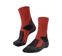 FALKE TK1 Adventure Cool M So lyocell filo funzionale spessi antivesciche 1 paio, Calzini da escursionismo Uomo, Arancione Electric Orange 8192, 42-43