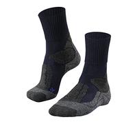 FALKE TK1 Adventure Cool W So lyocell filo funzionale spessi antivesciche 1 paio, Calzini da escursionismo Donna, Blu Marine 6120, 41-42