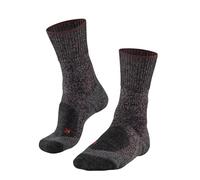 FALKE TK1 Adventure M So - Calzini da trekking da uomo, in lana, antibolle spessi, 1 paio, blu Space Blue 6116 Trend, 44-45