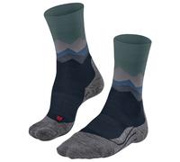 FALKE Tk2 Crest - Uomo - Grigio / Verde / Blu - Taglia 42/43- modello 2024