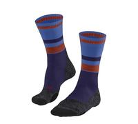 FALKE TK2 Explore Compression W So lana filo funzionale spessi antivesciche 1 paio, Calzini da escursionismo Donna, Blu Blue Note 6545, 37-38