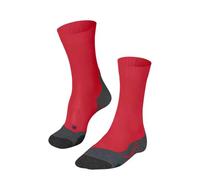 FALKE TK2 Explore Cool W So lyocell filo funzionale spessi antivesciche 1 paio, Calzini da escursionismo Donna, Rosso Big Red 8178, 39-40