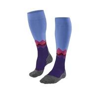 FALKE TK2 Explore Long W Kh lana filo funzionale spessi antivesciche 1 paio, Calzini da escursionismo Donna, Viola Purple 6300, 37-38