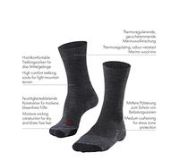 FALKE TK2 Explore M So lana filo funzionale spessi antivesciche 1 paire, Calzini da escursionismo Uomo, Rosso Big Red 8178, 42-43