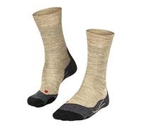 FALKE TK2 Explore Melange M So lana filo funzionale spessi antivesciche 1 paio, Calzini da escursionismo Uomo, Verde Khaki 7093, 39-41