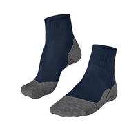 FALKE TK5 Wander Cool Short M Sso lyocell filo funzionale sottili antivesciche 1 paio, Calzini da escursionismo Uomo, Blu Blue Pond 6598, 44-45