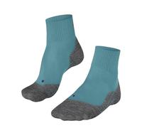 FALKE TK5 Wander Cool Short W Sso lyocell filo funzionale sottili antivesciche 1 paio, Calzini da escursionismo Donna, Blu Turquoise 6206, 37-38