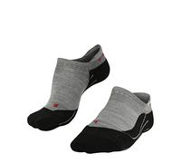 FALKE TK5 Wander Invisible M In lana filo funzionale sottili antivesciche 1 paio, Calzini da escursionismo Uomo, Grigio Light Grey 3403, 39-41