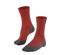 FALKE TK5 Wander M So lana filo funzionale sottili antivesciche 1 paio, Calzini da escursionismo Uomo, Arancione Electric Orange 8192, 42-43