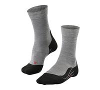 FALKE TK5 Wander M So lana filo funzionale sottili antivesciche 1 paio, Calzini da escursionismo Uomo, Grigio Light Grey 3403, 42-43