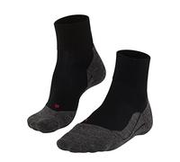 FALKE TK5 Wander Wool Short M Sso lana filo funzionale sottili antivesciche 1 paio, Calzini da escursionismo Uomo, Nero Black-Mix 3010, 42-43