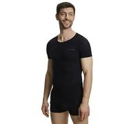 FALKE Ultralight Cool Round Neck M S/s Ts filo funzionale asciugatura rapida 1 pezzo, Maglia Uomo, Nero Black 3000, L
