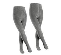 FALKE unisex bambini Family 2-Pack collant cotone traspirante