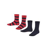 FALKE unisex bambini Happy Stripe 2-Pack calzini cotone traspirante