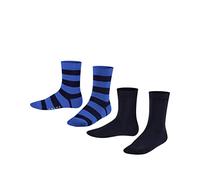 FALKE unisex bambini Happy Stripe 2-Pack calzini cotone traspirante