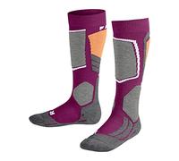 FALKE unisex bambini SK2 calzini da sci imbottitura media protezione tibia | con imbottitura media per il massimo comfort e controllo