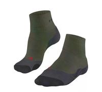 FALKE uomo TK2 Short calzini da escursionismo imbottitura media anti-vesciche corte calde calze da trekking traspiranti asciugatura rapida termoregolanti antiodore lana filo funzionale 1 paio