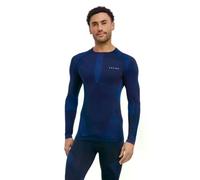 FALKE Uomo Warm Round Neck maglia sportiva tecnica manica lunga per temperature da miti a fredde caldo intimo tecnico traspiranti asciugatura rapida sostenibili filo funzionale 1 pezzo