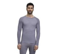 FALKE uomo Wool-Tech Light Round Neck maglia sportiva tecnica manica lunga camicia sportiva collo rotondo per clima freddo o caldo traspirante termoregolante antiodore lana filo funzionale 1 pezzo
