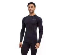 FALKE Uomo Wool-Tech Round Neck Maglia Sportiva Tecnica Manica Lunga Intimo Termico per Clima Freddo e Molto Freddo Traspiranti termoregolanti antiodore sostenibili Lana Filo Funzionale 1 Pezzo