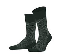 FALKE Uptown Tie M So cotone fantasia 1 paio, Calzini Uomo, Verde Hunter Green 7441, 41-42