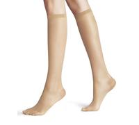FALKE Vitalize 20 DEN W Kh trasparenti velati con compressione 1 paio, Calzini lunghi Donna, Effetto pelle Cocoon 4059, 35-38