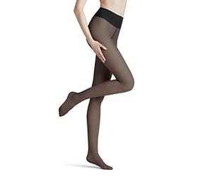 FALKE Vitalize 20 DEN W Ti trasparenti velati con compressione 1 pezzo, Collant Donna, Grigio Graphite 3146, M