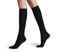 FALKE Vitalize 40 DEN W Kh semicoprenti con compressione 1 paio, Calzini lunghi Donna, Nero Black 3009, 35-38