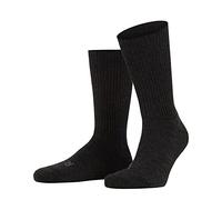 FALKE Walkie Ergo U So Lana Filo Funzionale Tinta Unita, Calzini Unisex - Adulto, Grigio Anthracite Melange 3080, 37-38