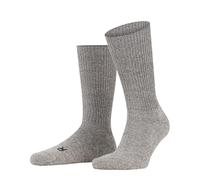 FALKE Walkie Ergo U So Lana Filo Funzionale Tinta Unita, Calzini Unisex - Adulto, Grigio Graphite Melange 3060, 37-38