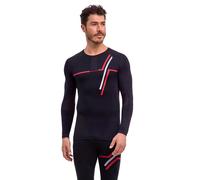Falke Warm 130 Years Camicia da corsa Uomini-nero
