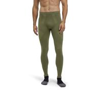 FALKE Warm Long M Ti Filo Funzionale Asciugatura Rapida 1 Pezzo, Calzamaglia Uomo, Verde Herb 7754, M