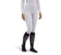 FALKE Warm Long W Ti Filo Funzionale Asciugatura Rapida 1 Pezzo, Calzamaglia Donna, Bianco White 2860, S