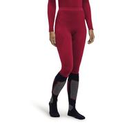 FALKE Warm Long W Ti Filo Funzionale Asciugatura Rapida 1 Pezzo, Calzamaglia Donna, Rosso Red 8644, S