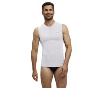FALKE Warm M S/l Sh Filo Funzionale Asciugatura Rapida 1 Pezzo, Maglia Uomo, Bianco White 2860, XL