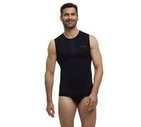 FALKE Warm M S/l Sh Filo Funzionale Asciugatura Rapida 1 Pezzo, Maglia Uomo, Nero Black 3000, S