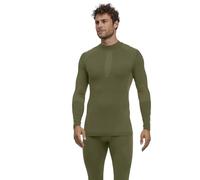 FALKE Warm Turtleneck M L/s Sh Filo Funzionale Asciugatura Rapida 1 Pezzo, Maglia Uomo, Verde Herb 7754, S