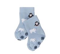 FALKE Calzini unisex per neonati Animals B Hp cotone antiscivolo 1 paio, blu cristallo blu 6290, 74-80, Blu Crystal Blue 6290, 74-80