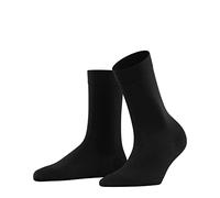 FALKE Cotton Touch W So Sottili Tinta Unita, Calzini Donna, Nero Black 3000, 35-38