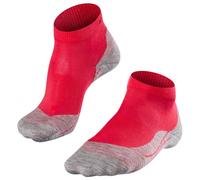 FALKE RU4 Endurance Short W Sso cotone filo funzionale antivesciche 1 paio, Calzini da corsa Donna, Rosso Rose 8564, 35-36