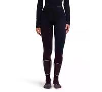 FALKE Pantaloni Baselayer da Donna Maximum Warm 3/4 W Ti Materiale Funzionale ad Asciugatura Rapida, 1 Pezzo, Nero 3000 Trend, S
