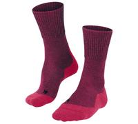 FALKE TK1 Adventure Wool W So lana filo funzionale spessi antivesciche 1 paio, Calzini da escursionismo Donna, Rosa Azalea 8566, 37-38
