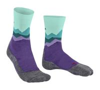 FALKE Tk2 Crest W - Donna - Verde / Viola / Grigio - Taglia 37/38- modello 2025