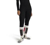 FALKE Wool-Tech 3/4 W Ti lana filo funzionale asciugatura rapida 1 pezzo, Calzamaglia Donna, Nero Black 3000, S