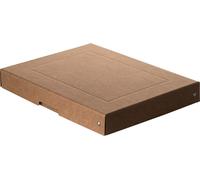 Falken PureBox Nature. Made in Germany. 40 mm di altezza, DIN A4. Scatola portaoggetti con coperchio in cartone resistente, confezione regalo vegana, scatola multiuso
