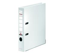 Falken Chromocolor - Raccoglitore originale Prodotto in Germania. Raccoglitore ad anelli con rivestimento in plastica interno ed esterno, larghezza 5 cm, formato DIN A4, colore: bianco