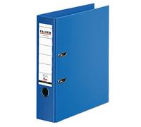 Falken Chromocolor - Raccoglitore originale Prodotto in Germania. Raccoglitore ad anelli con rivestimento in plastica interno ed esterno, larghezza 8 cm, formato DIN A4, colore: blu
