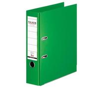 Falken - Confezione da 10 raccoglitori originali Chromcolor di alta qualità Prodotto in Germania. Raccoglitore ad anelli con rivestimento in plastica interno ed esterno, larghezza 8 cm, formato DIN A4, colore: verde pastello